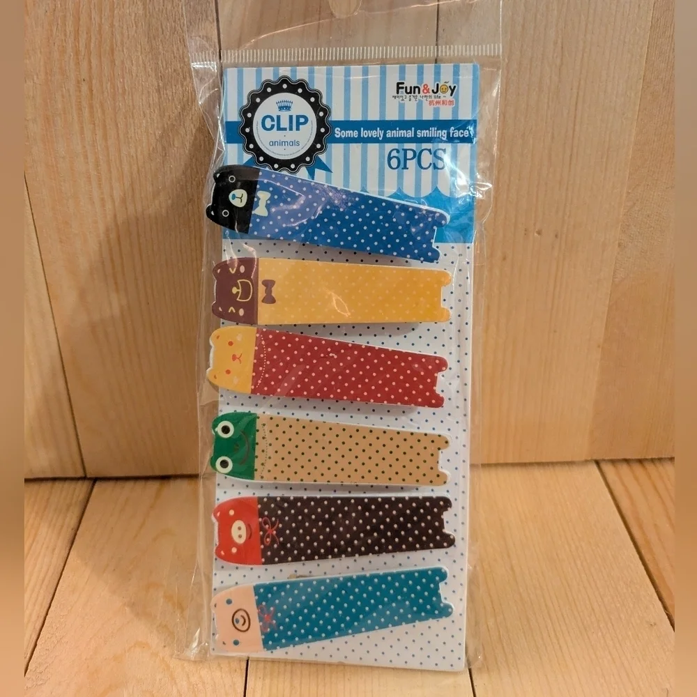 Animal Clip Set - Multicolor NWT